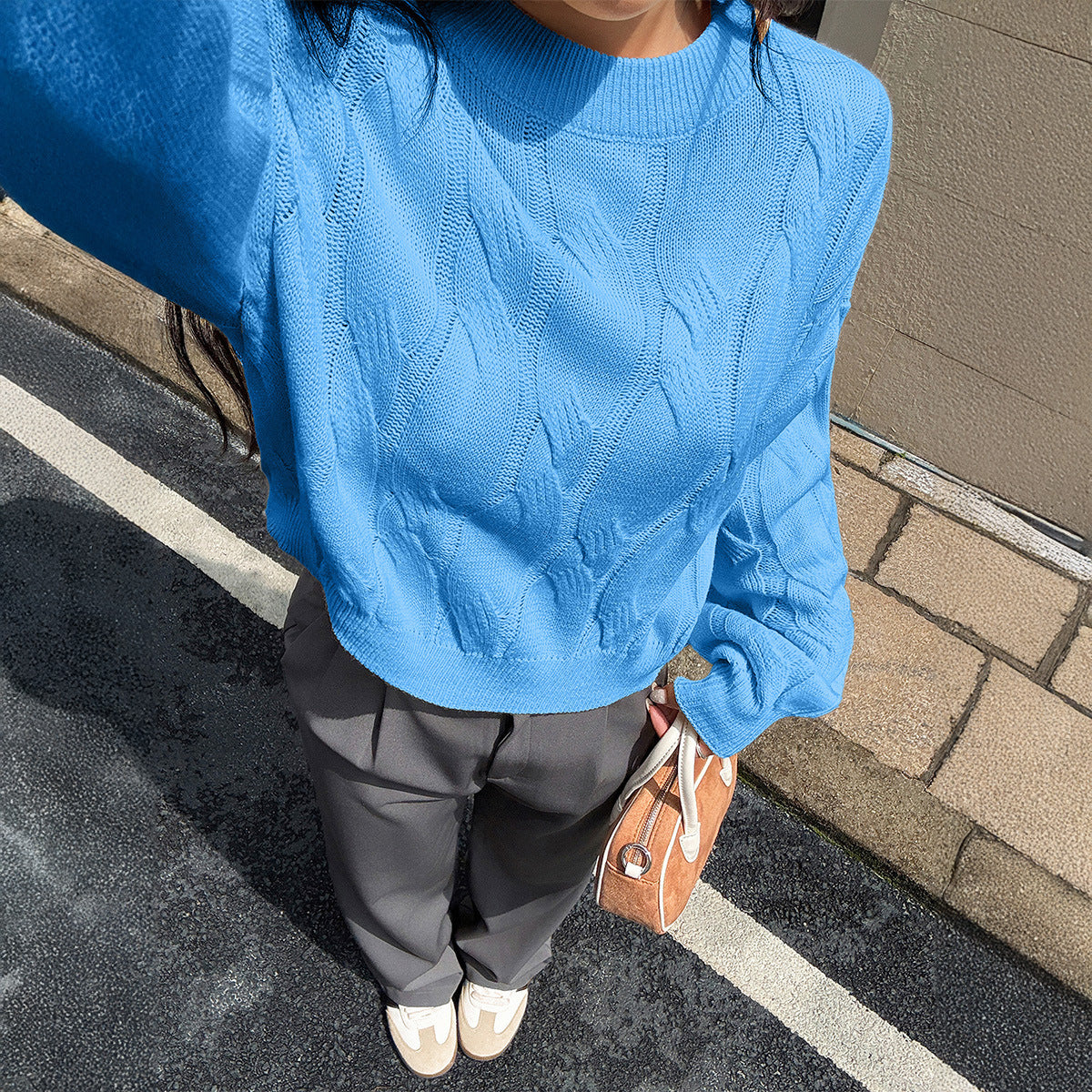 Long Sleeve Bottoming Shirt Sweaters Women's Clothing