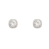 Square Diamond Female Simple Cold Style Earrings
