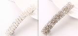 Hairpin Four Rows Of Crystal Braided Spring Clip Hair Accessories For Women
