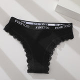 Ladies Briefs High Slit Lace Panties