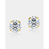 New Fashion All-matching Women's S925 Sterling Silver Stud Earrings