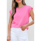 European And American Commuters' Versatile Solid Color Pullover Top