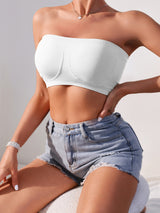 3PCS EssElegance Strapless Seamless Bandeau Tube Bra - Wire-Free Non-Slip Design, High-Stretch & Breathable For Backless Dresses, Daily Comfort