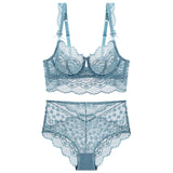 Blue Ladies Bra And Panties Set