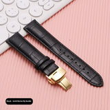 Cowhide Leather Strap Unisex Butterfly Clasp Universal In Stock Strap Watch Bracelet Factory Direct Selling Watch Accessories
