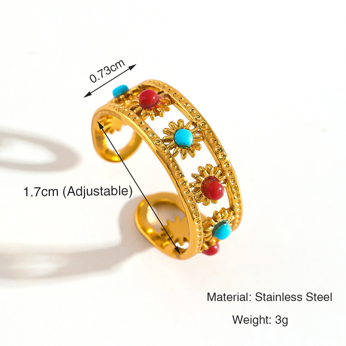 Simple Fashion Stainless Steel Ring For Women