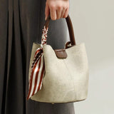 Simple Portable Bucket Bag For Women Summer New