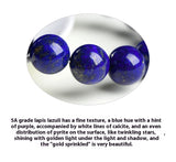 Natural Grade 7A Lapis Lazuli Ball Bracelet