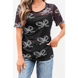 European And American Trendy Thin Sheer Mesh Pullover