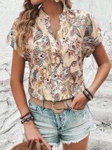 Casual Loose Printed Ladies' Boob Tube Top