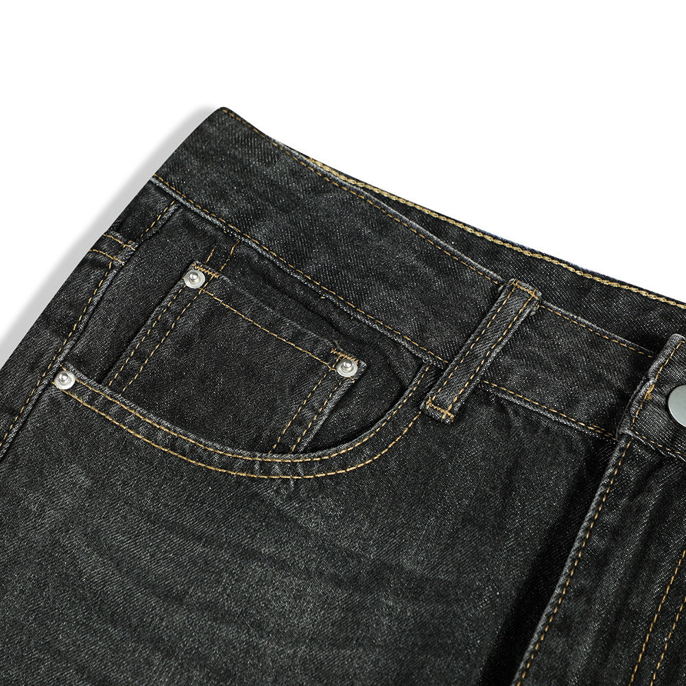 Fashion Personality Loose Denim Trousers Men